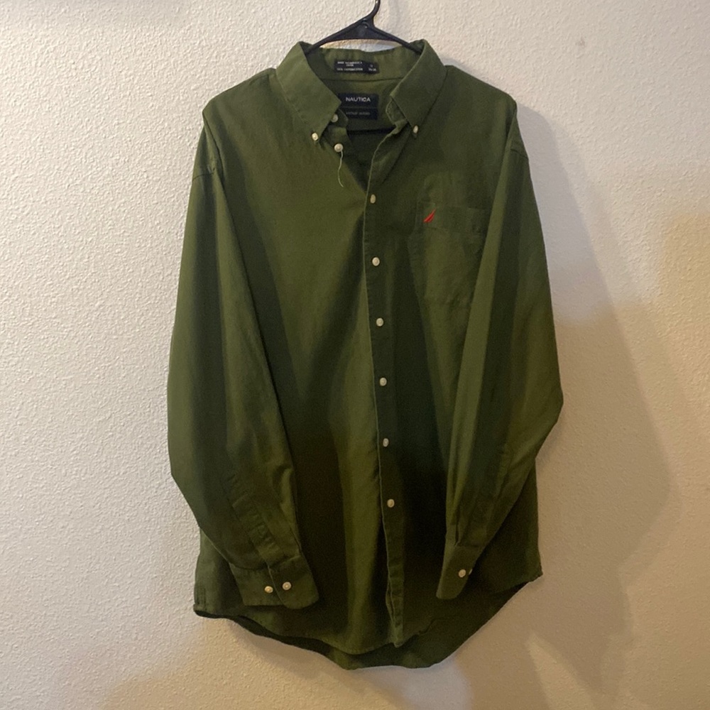 Nautica Vintage Oxford button down size 17 34/35